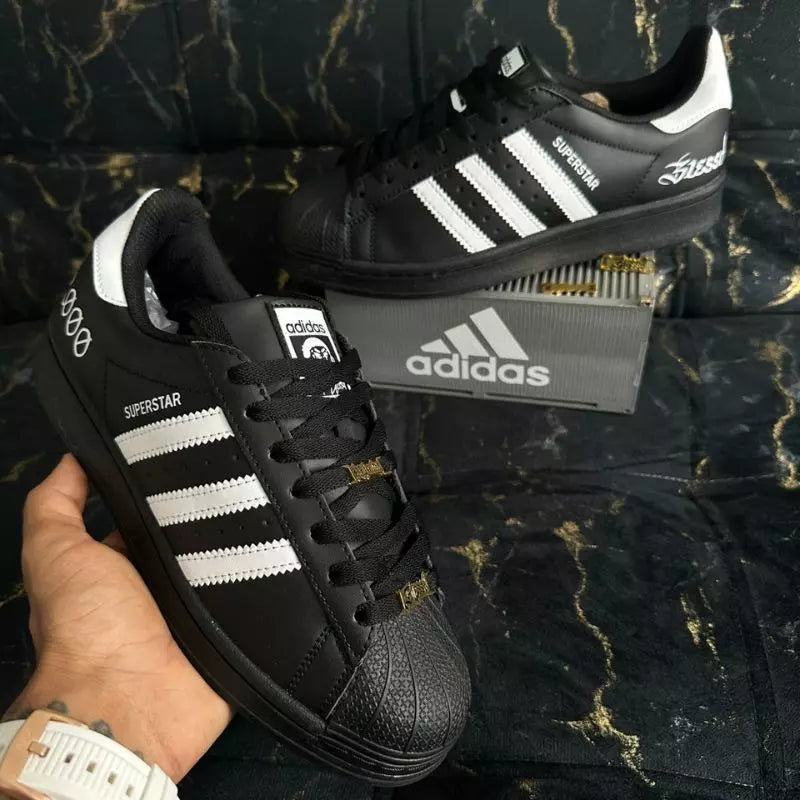 Adidas Super Star Sneakers Man 129286 Black - 4
