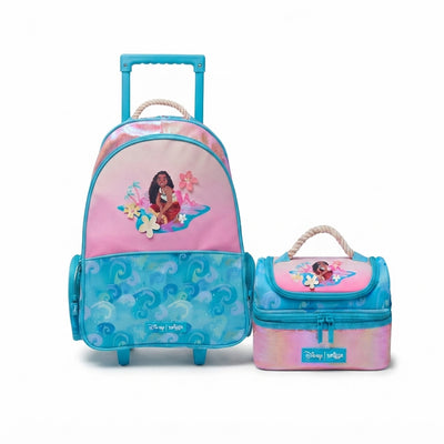 Moana Trolley Backpack with Lunch Bag School Kids 2981 Pink