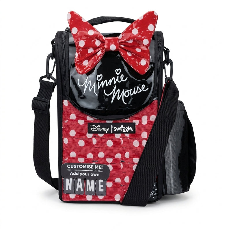 Smiggle Bags Mini Mouse Backpack 17 Inch School Kids 2979 Black&Red - 6