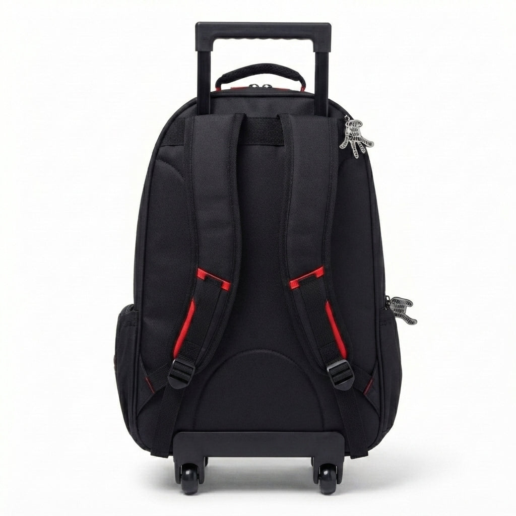 Smiggle Bags Spider Man Trolley Backpack with Lunch Bag School Kids 2981 Black&Red - 4
