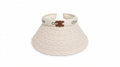 Celine Raffia Tote Bag With Calfskin Leather Trim Woman CEL 213 Beige - 4
