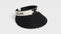 Celine Raffia Tote Bag With Calfskin Leather Trim Woman CEL 213 Black - 4