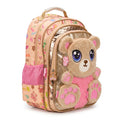 Chimola Gatito With A Bear Design Bag School Kids Size (18) 2978 Beige - 3