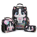 Chimola Gatito With a cat design Bag School Kids Size (18) 2978 Black - 1