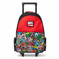 Marvel Trolley Backpack with Lunch Bag School Kids 2981 Black&Red - 2
