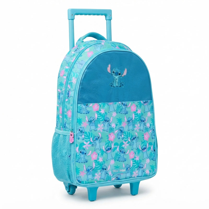 Smiggle Bags Stitch Trolley Backpack with Lunch Bag School Kids 2981 Blue - 3