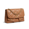 Chanel Maxi Handbag in Lambskin Leather Length 25 cm - Width 40 cm Mirorr Woman AP5678 Havan - 2