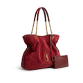 Saint Laurent Jamie shopping Leather Length 33 cm - Width 15 cm Shoulder Bag Mirror For Women 809824 Burgundy - 2