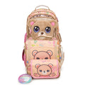 Chimola Gatito With A Bear Design Bag School Kids Size (18) 2978 Beige - 2