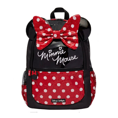 Smiggle Bags Mini Mouse Backpack 17 Inch School Kids 2979 Black&Red