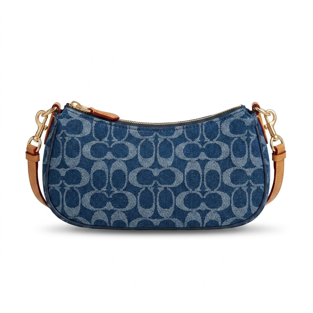 Coach - Ashton Bag In Signature Denim Length 12 cm - Width 24 cm Mirorr Women C076 Jeans - 3