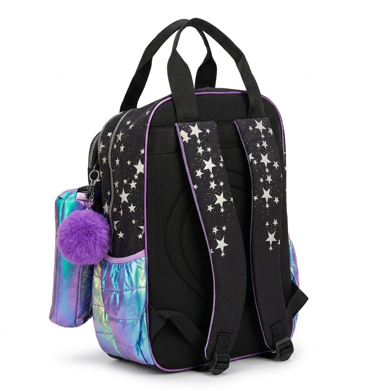 Jasminestar 3PCS Backpacks For Girls School Backpacks For Students Kids 2975 Black - 4