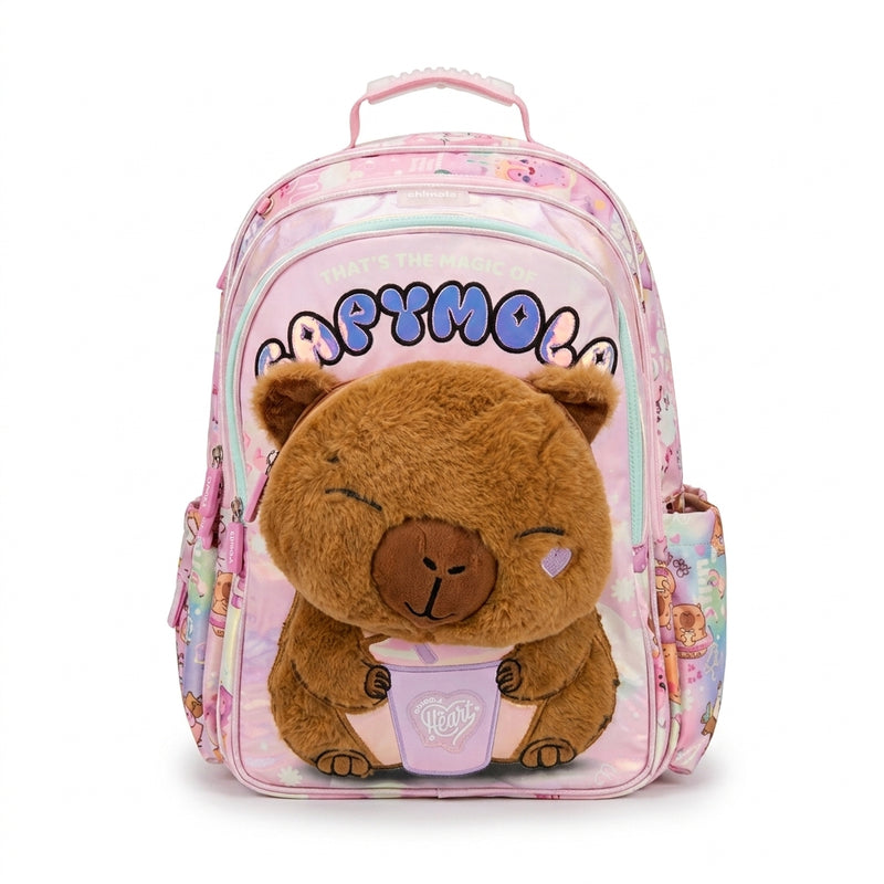 Teddy bearChimola Gatito Teddy bear design Bag School Kids Size (18) 2978 Pink - 3