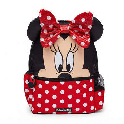 Smiggle Bags Mini Mouse Backpack 15 Inch School Kids 2982 Black&Red