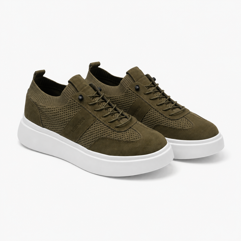 AIR-STEP KNIT SNEAKER EDITION W888-H799 Khaki - 2