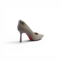 Pointed Stiletto Heel Shoes In Faux Suede Woman 25272 Beige - 2