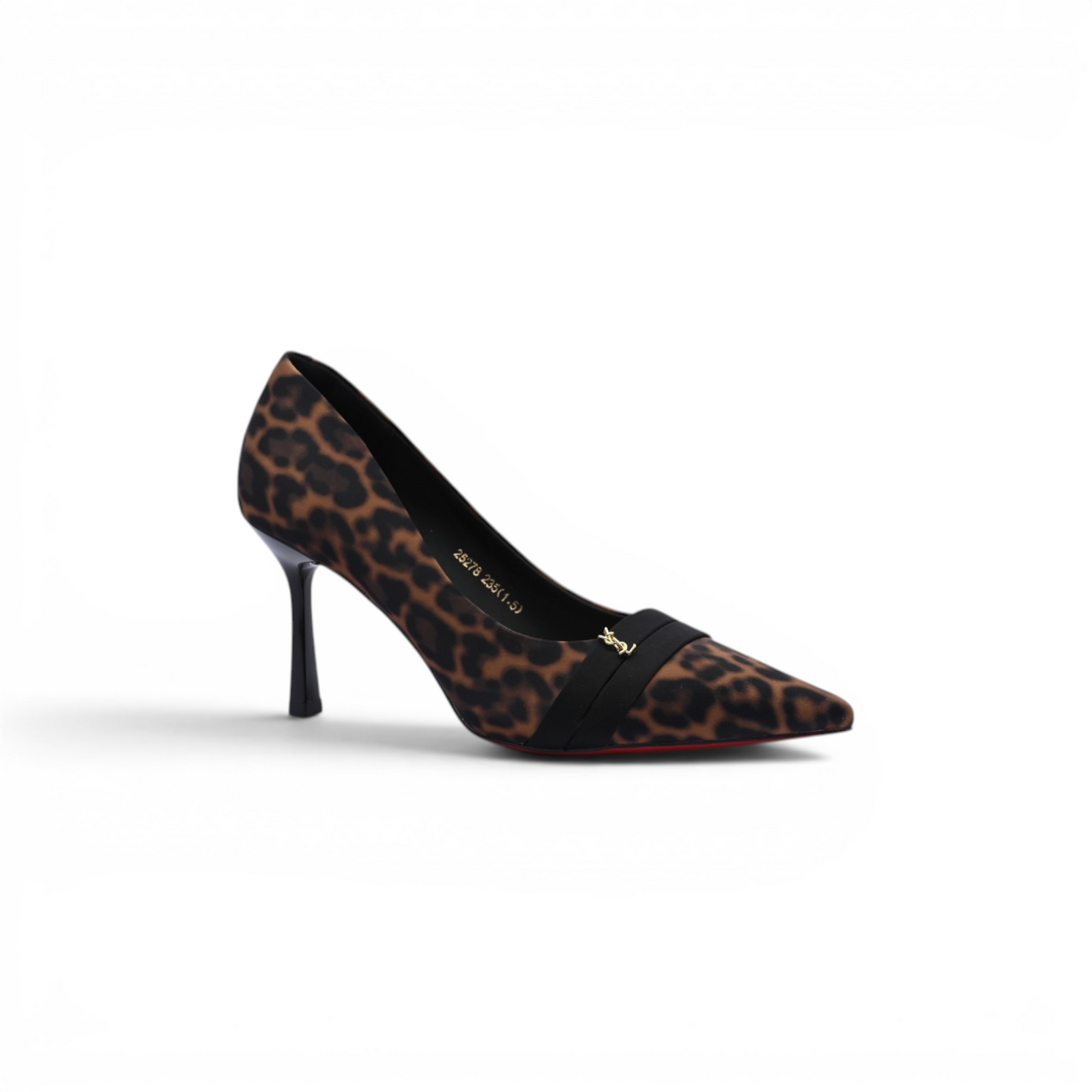 Pointed Stiletto Heel Shoes In Faux Suede Woman 25278 Brown - 1