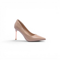 Patent Leather Pointed Stiletto Heels Woman 8811-1 Pink - 1