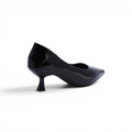 Patent Leather Pointed Stiletto Heels Woman 25078 Black - 2