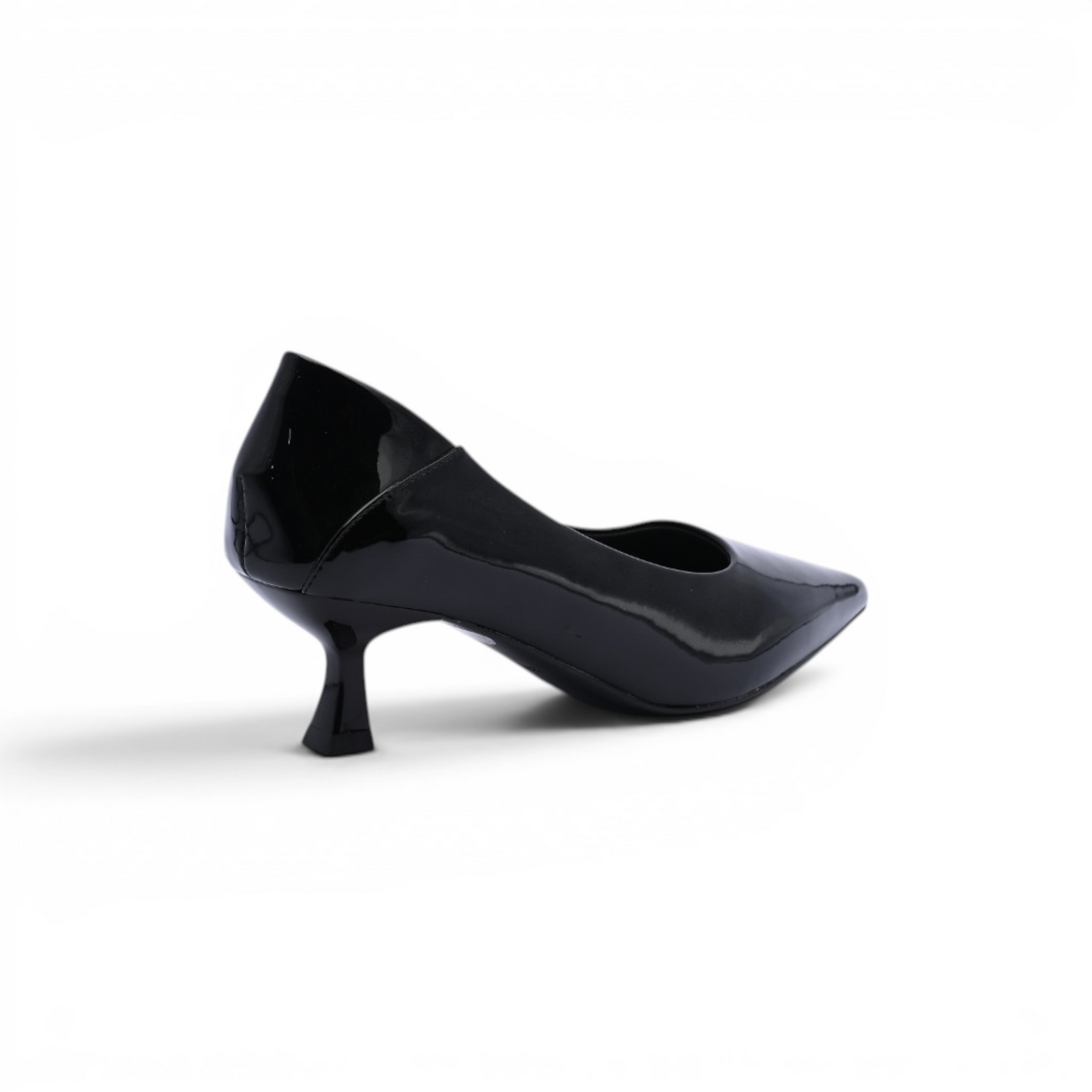 Patent Leather Pointed Stiletto Heels Woman 25078 Black - 2