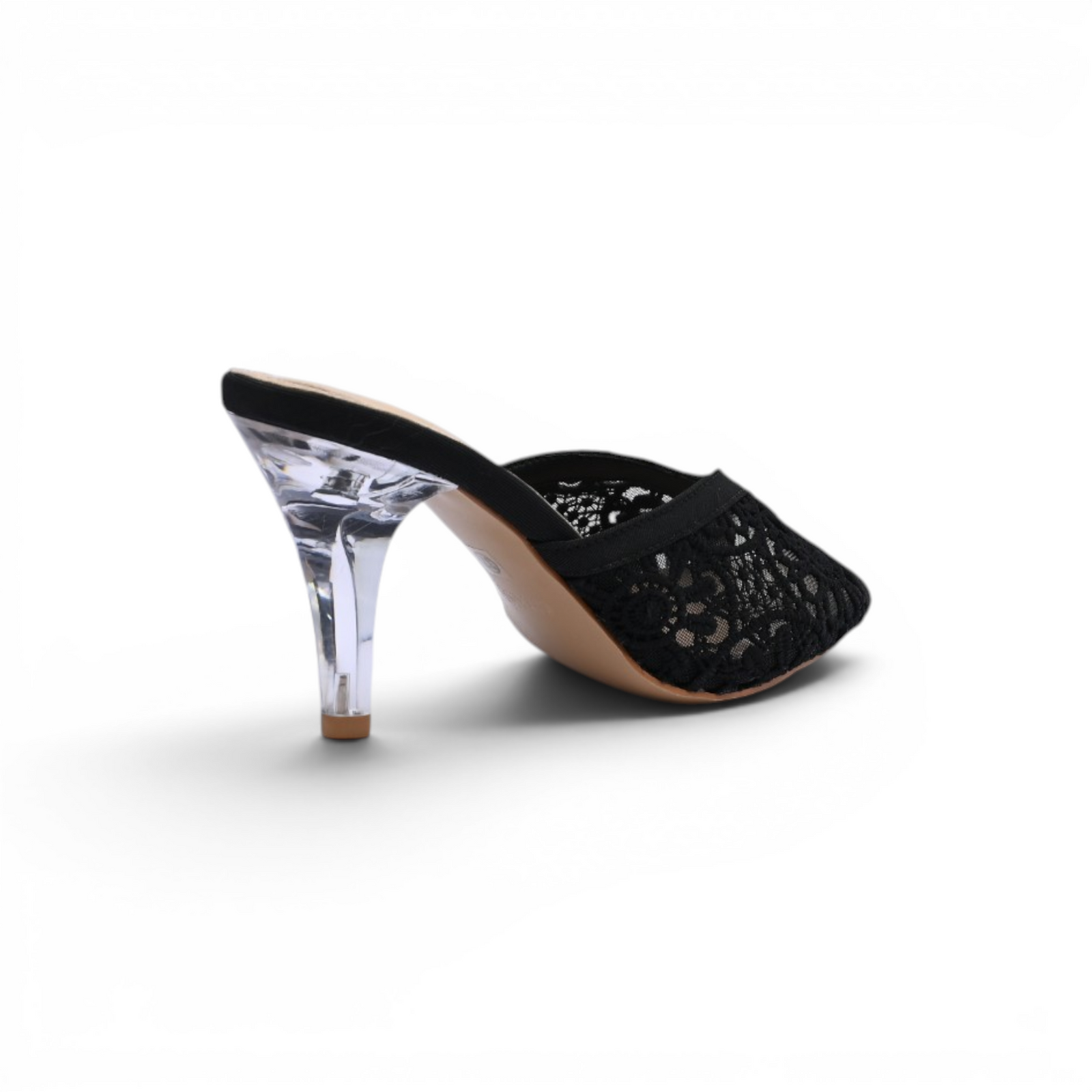 Chanel Designer Slide Chunky Block Heel Sandal with Woman 898-6 Black - 2