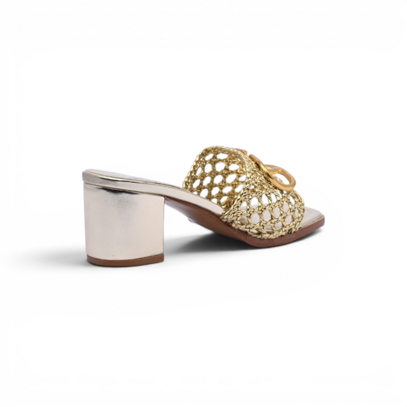 VALENTINO GARAVANI V LOGO Signature Pumps WOMAN 3115-1 GOLD - 2