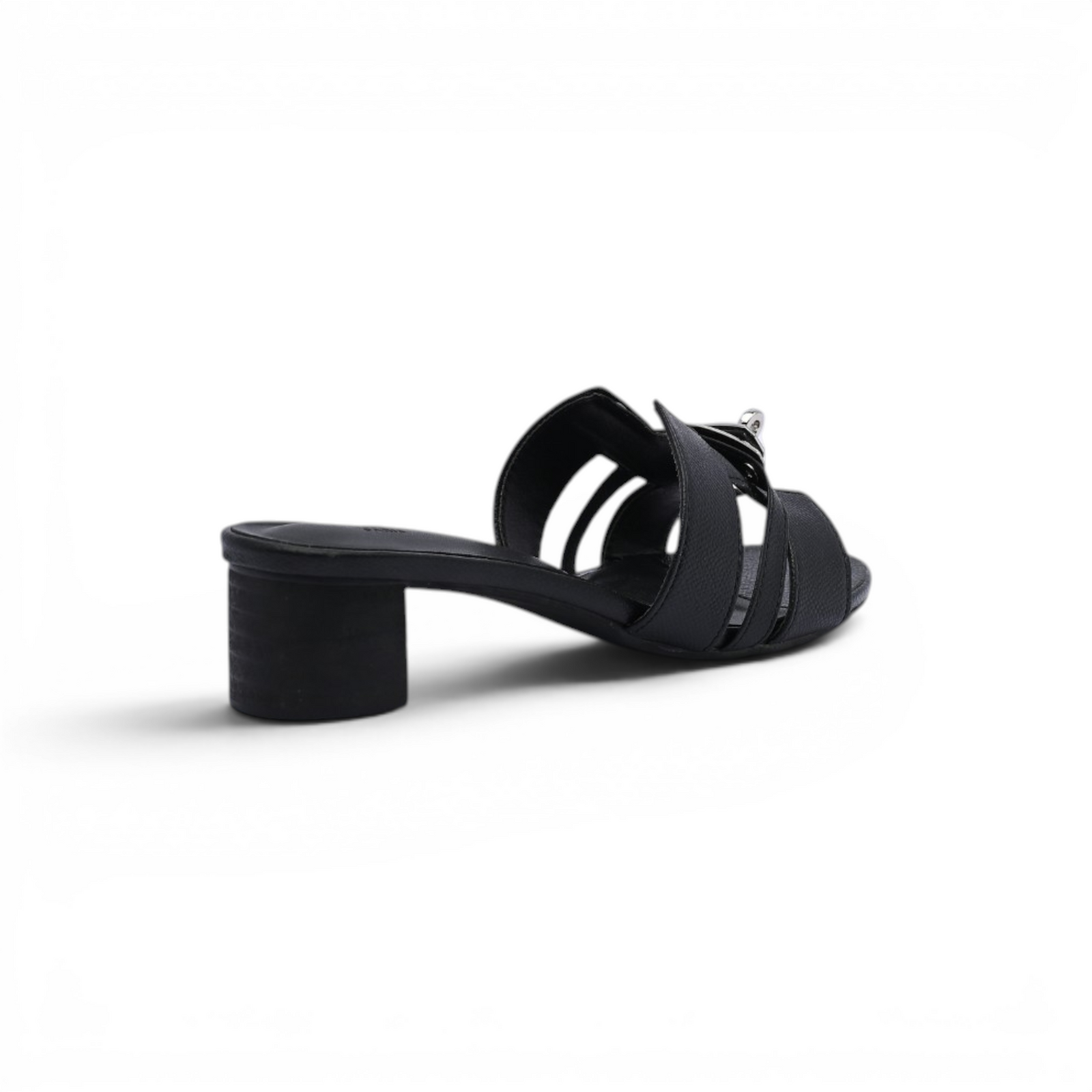 Hermes Gigi 50 Sandals Suede Goatskin Sands Woman 778 Black - 2