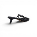 LOEWE Petal Anagram leather slides Anagram Woman 2508 Black - 2