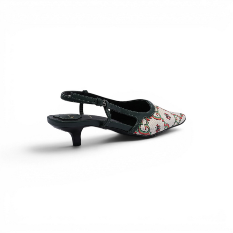 Gucci Luxury Slingback Sandals Mongoram Woman 1086-1 Beige - 2