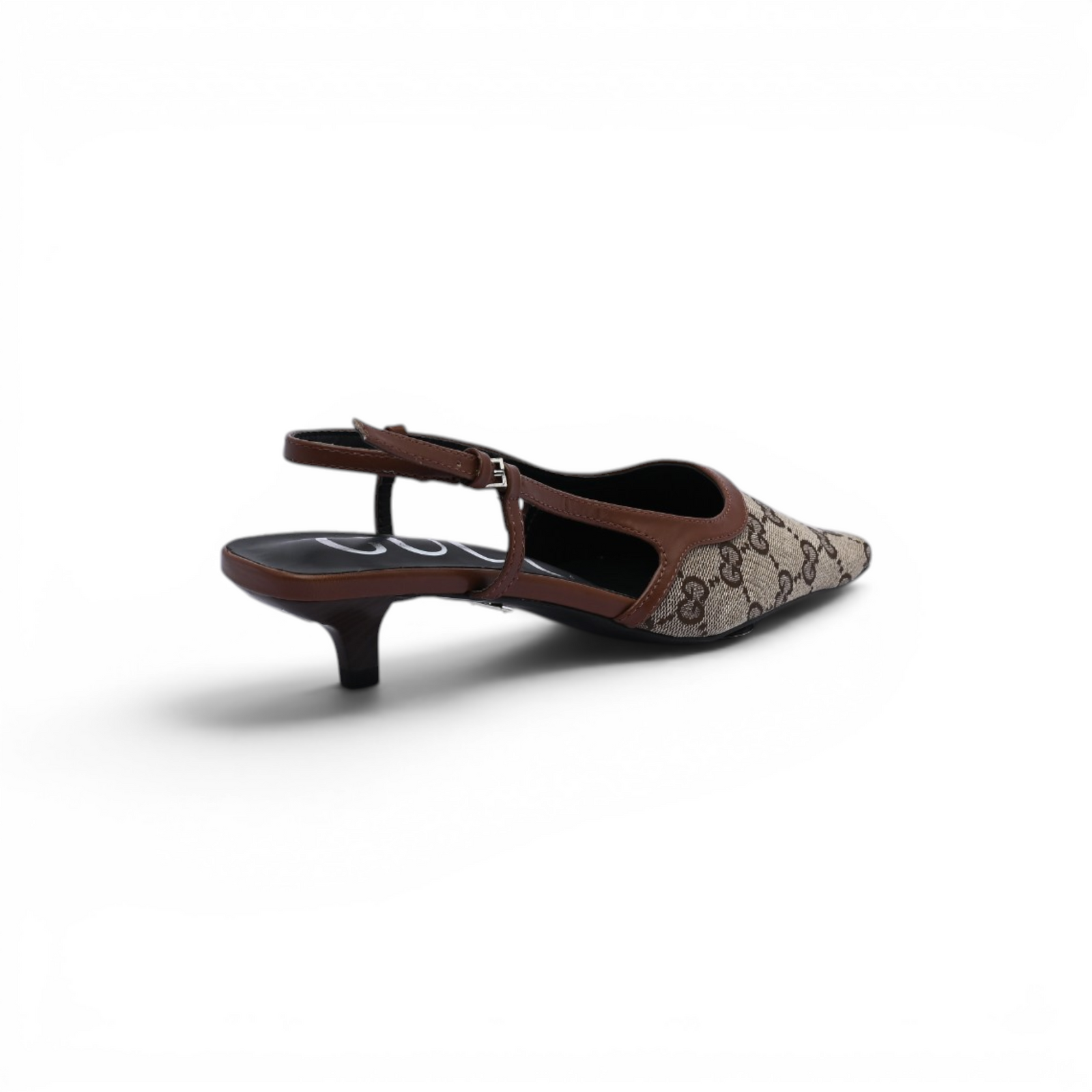 Gucci Luxury Slingback Sandals Mongoram Woman 1087-1 Havan - 2
