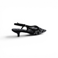 Gucci Luxury Slingback Sandals Mongoram Woman 1086 Black - 2