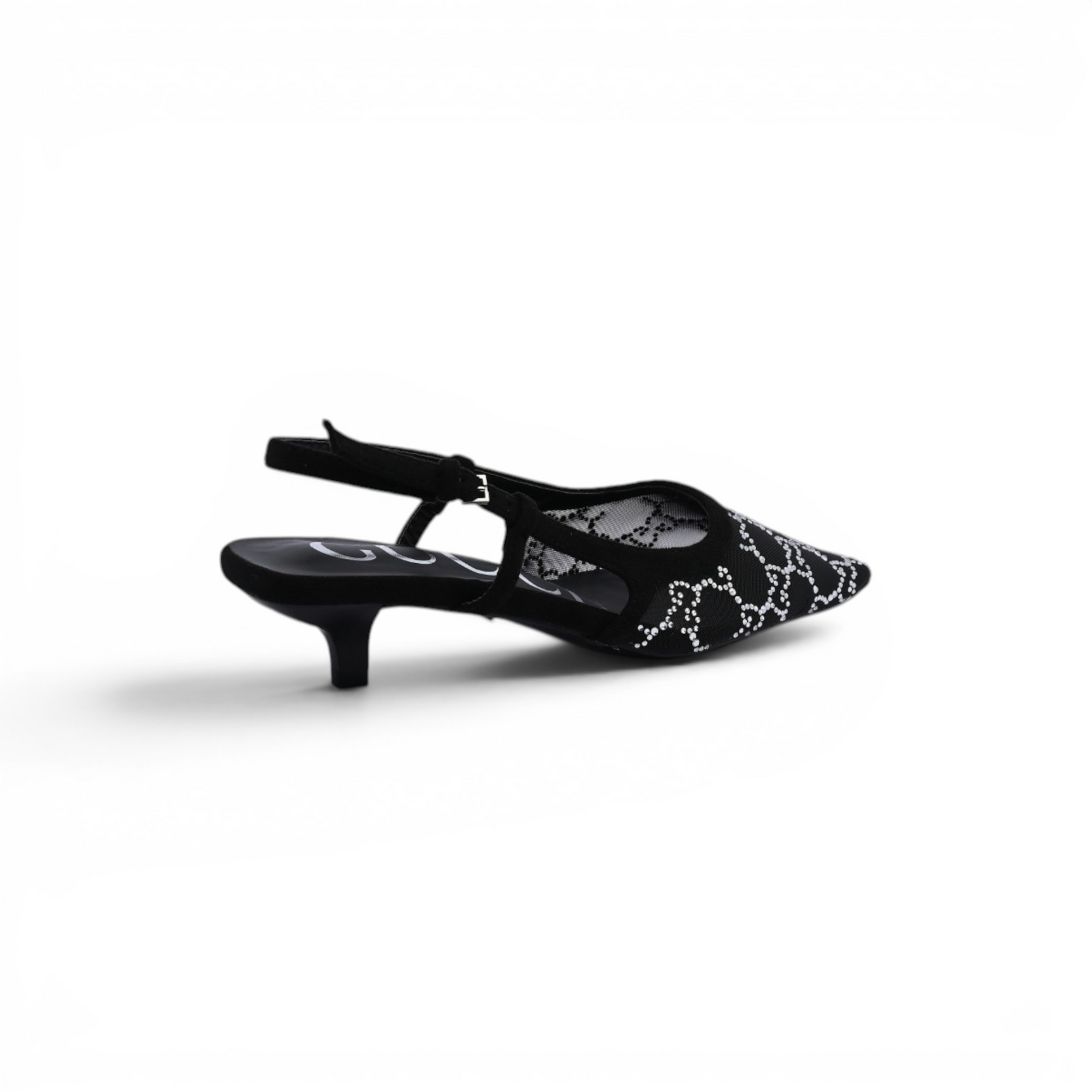 Gucci Luxury Slingback Sandals Mongoram Woman 1086 Black - 2
