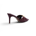 FENDI FFold mules for Fine leathers Woman 5886 Burgundy - 2