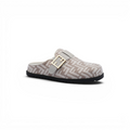 Fendi Fabric Jacquard Nappa FF Sabot Mules Feel Slippers Woman 985-2 Beige - 1