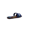 Hermes Leather Oran Flat Slide Sandals Woman H38-30 Blue - 2