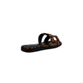 Hermes Oran Flat Slide leather sandals with snake animal print Woman H38-17 Tiger - 2