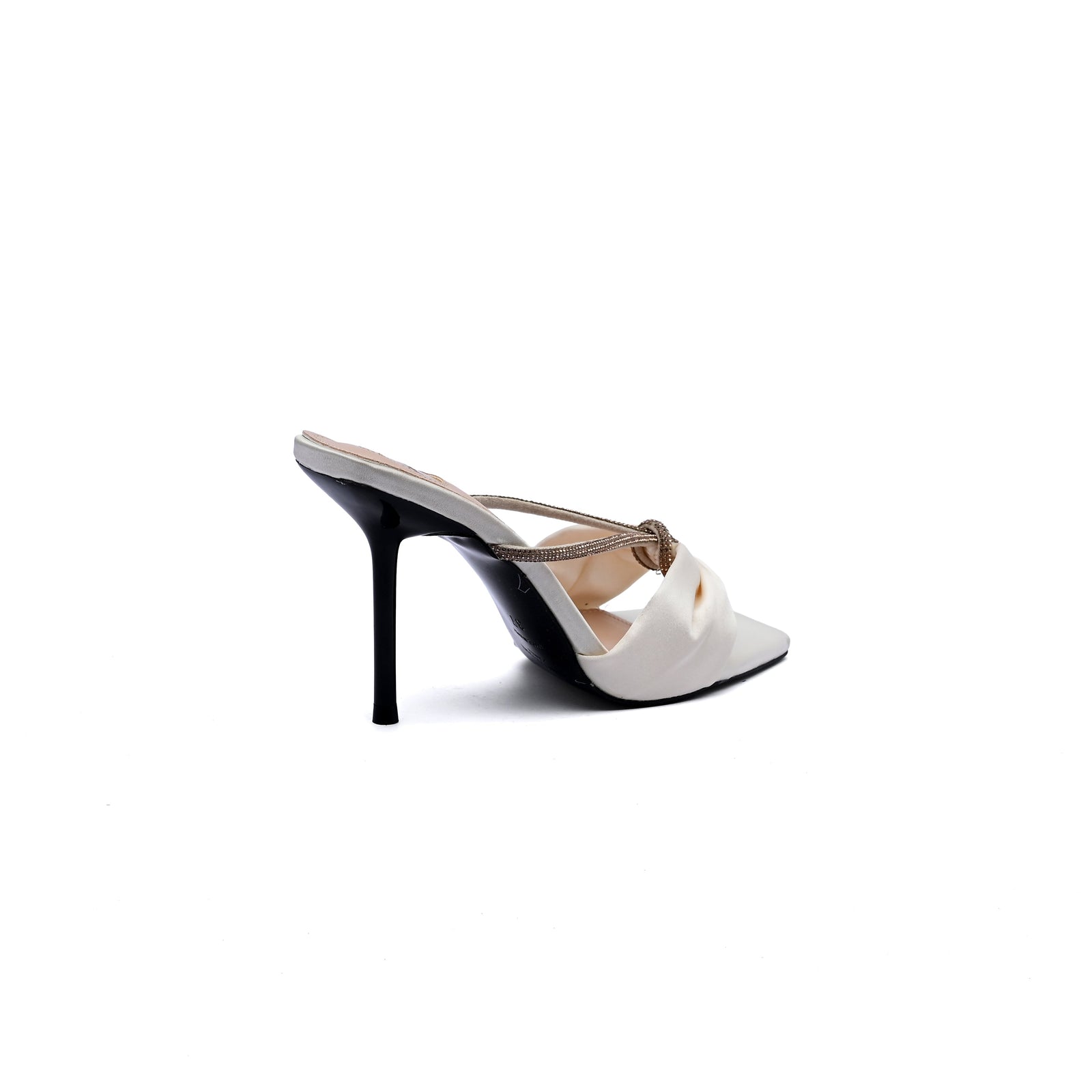 Saint Laurent Sexy Woman Slippers Heeled Open Toe for Women 71-7 Beige - 2