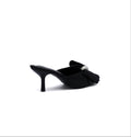 Zara Shoes Quilted Mules Sleek Design Poshmark Woman 3055-2 Black - 2