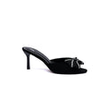 Zara Sable Stiletto Mule Heels Woman 25083-4 Black - 1