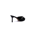 Zara Sable Stiletto Mule Heels Woman 25083-4 Black - 2
