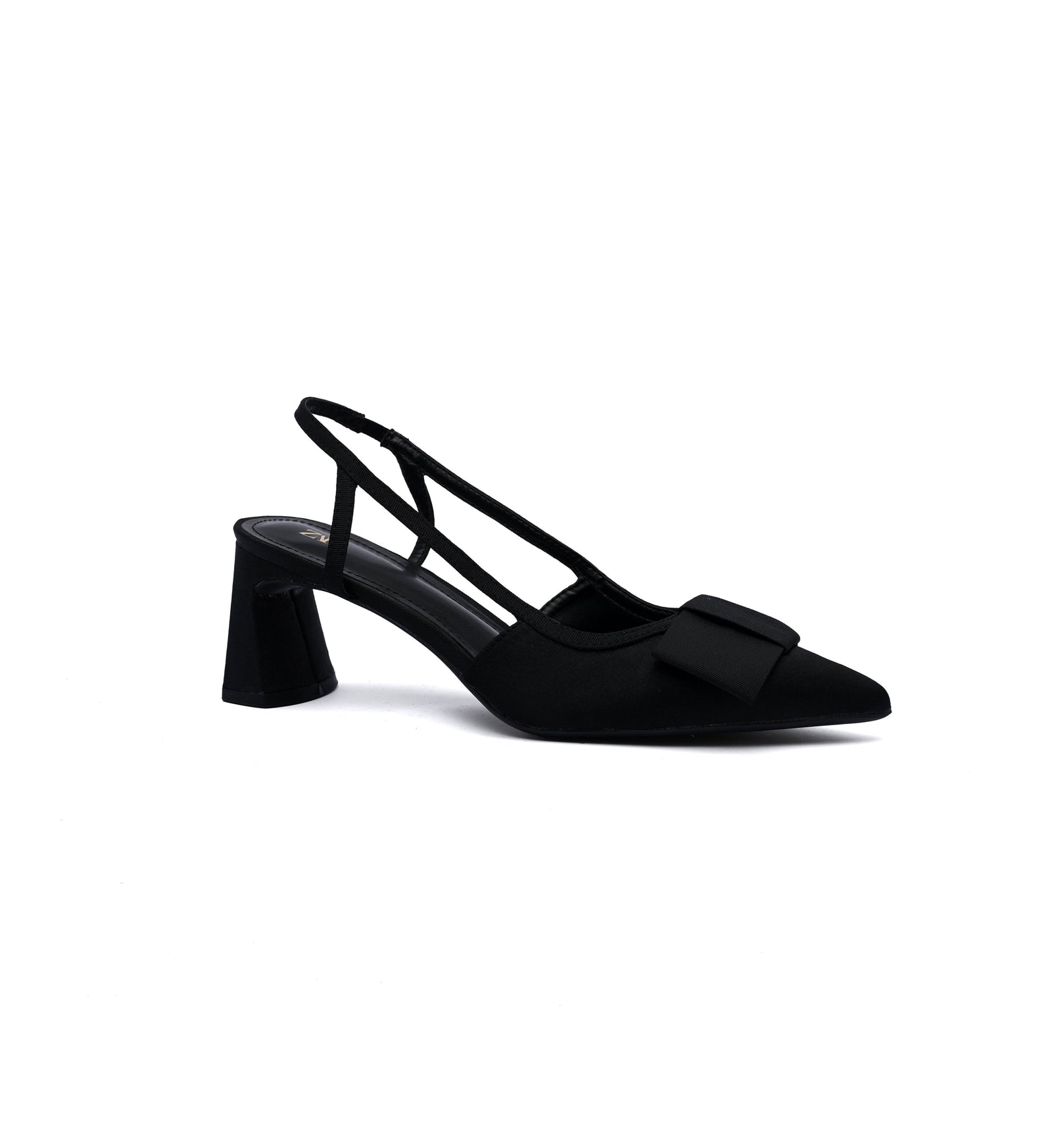 Zara Detail Stylish Heels Heeled Shoes Woman 8563 Black - 1