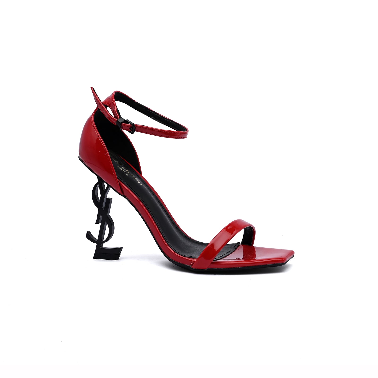 Saint Laurent YSL Opyum Sandals Heels Woman 1898 Red - 1