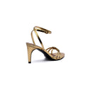 Zara Faux Leather Stiletto Heels Woman 6163-1 Gold - 2