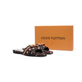 Louis Vuitton Lock It Flat Mule Monogram Sandals Woman 51BLV Brown - 4