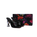 Dolce & Gabbana  Patent Leather Sandals Mules with Heel Woman DG-65 Black - 4