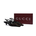 Gucci Luxury Slingback Sandals Mongoram Woman 1086-1 Black - 4