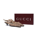 Gucci Luxury Slingback Sandals Mongoram Woman 1086 Beige - 5