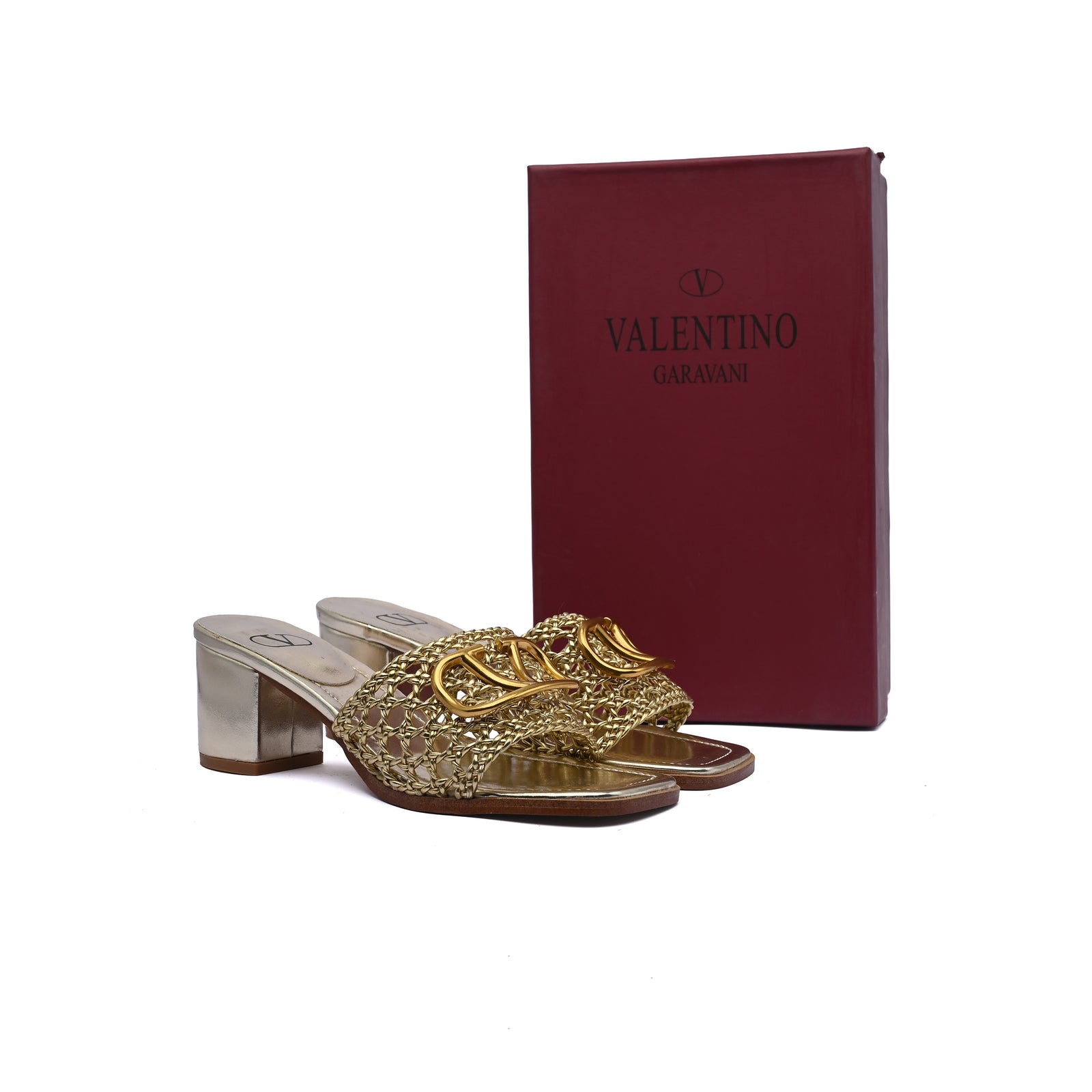 VALENTINO GARAVANI V LOGO Signature Pumps WOMAN 3115-1 GOLD - 4