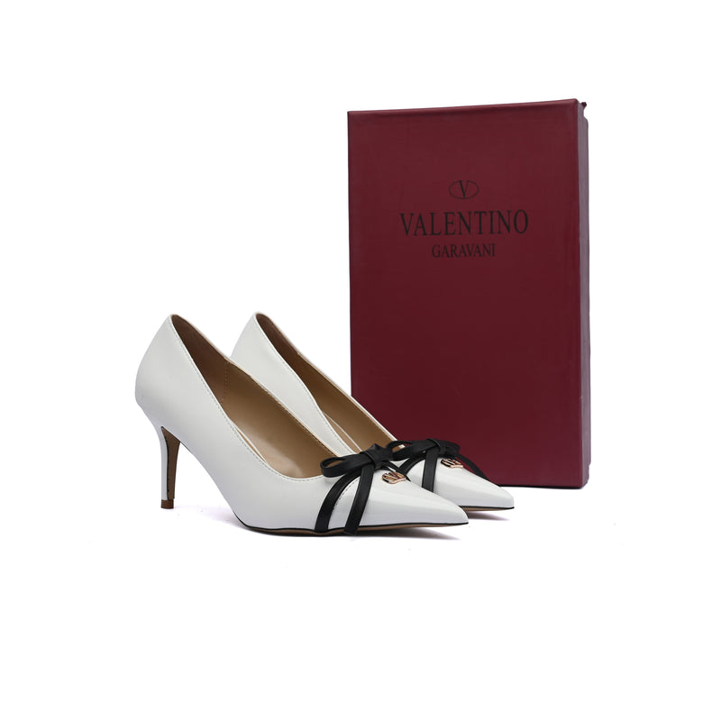 Valentino Garavani Bepointy Pumps Heels Woman V257 White - 4