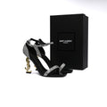 Saint Laurent Glitter Opyum With distinctive heels Woman 1898-2 Silver - 4